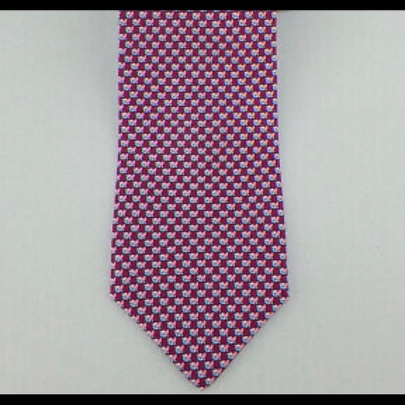 Salvatore Ferragamo necktie purple with bird design - Picture 2 of 6